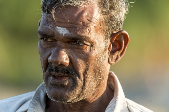 Un pescatore cingalese