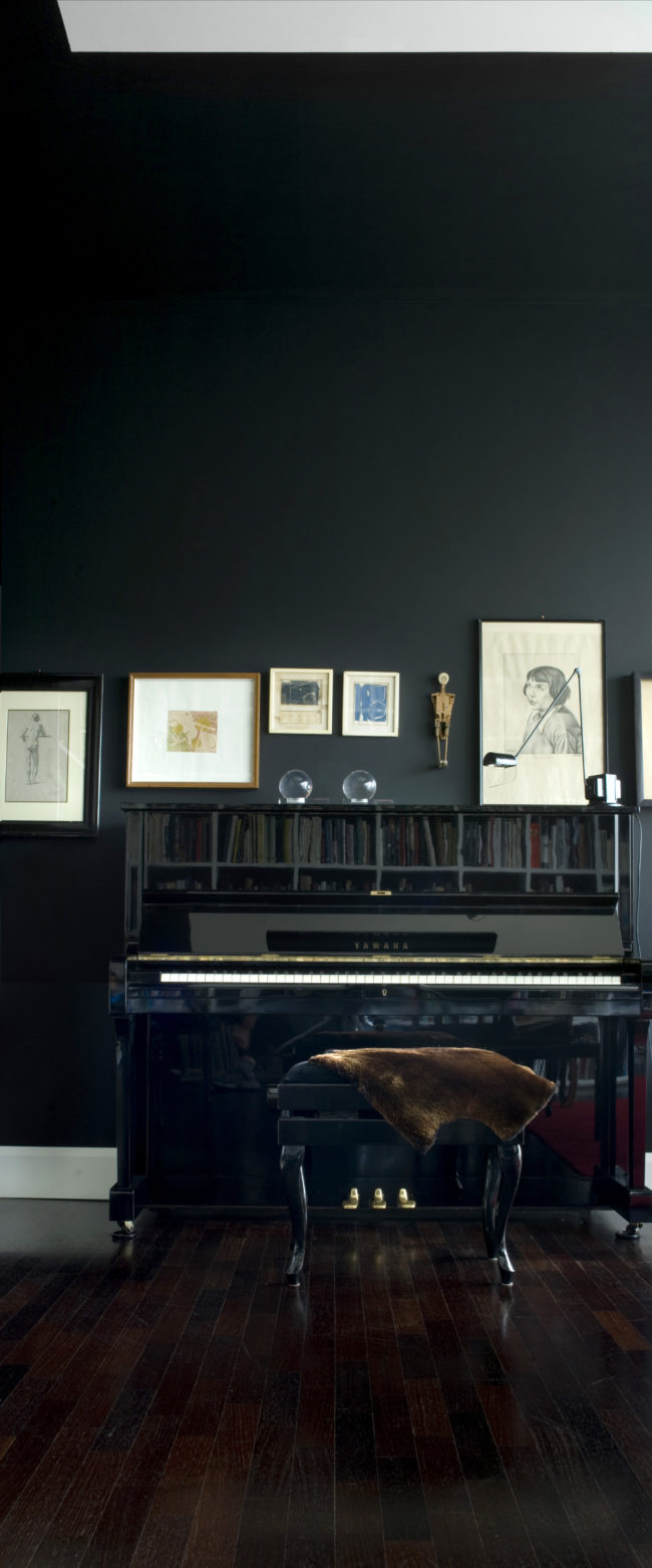 Casa Dal Bianco, pianoforte in studio
