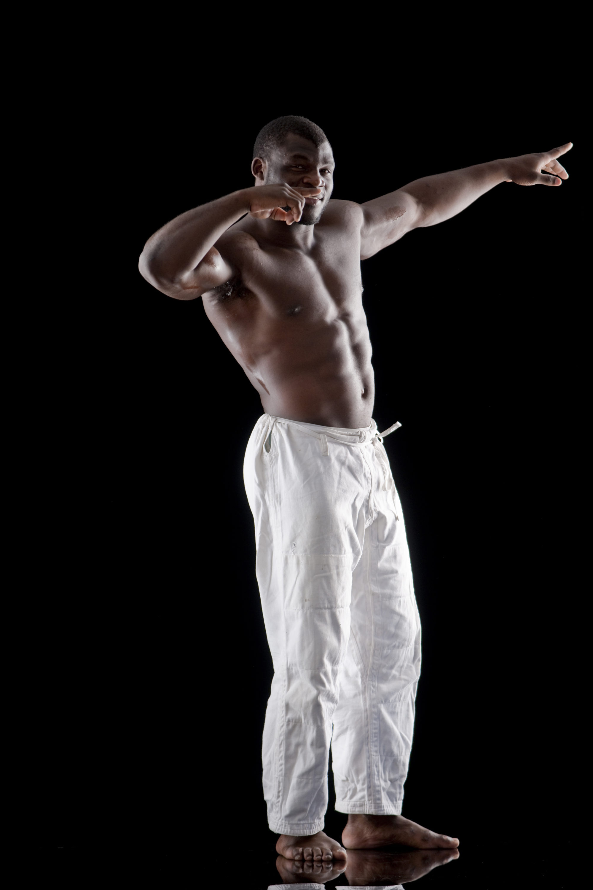 Foto di Franck Moussima judoka camerunese
