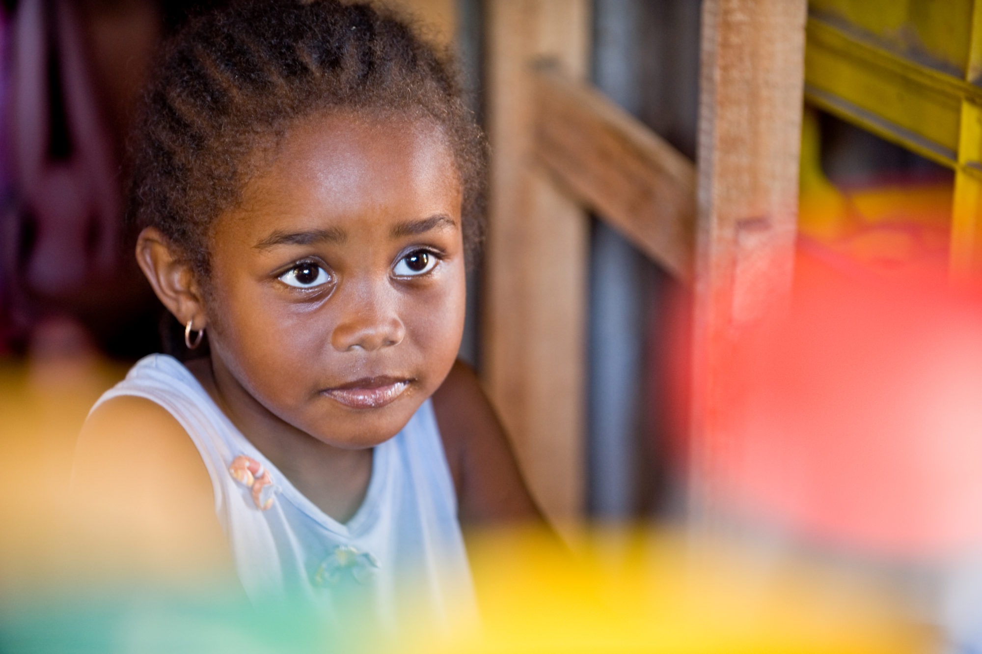 Foto di Una bambina malgascia