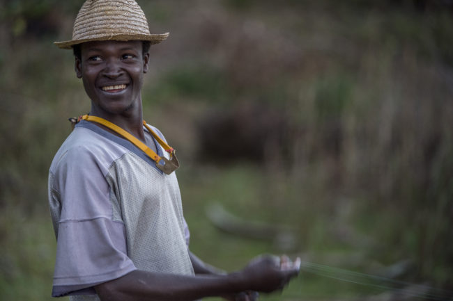 Un contadino malgascio