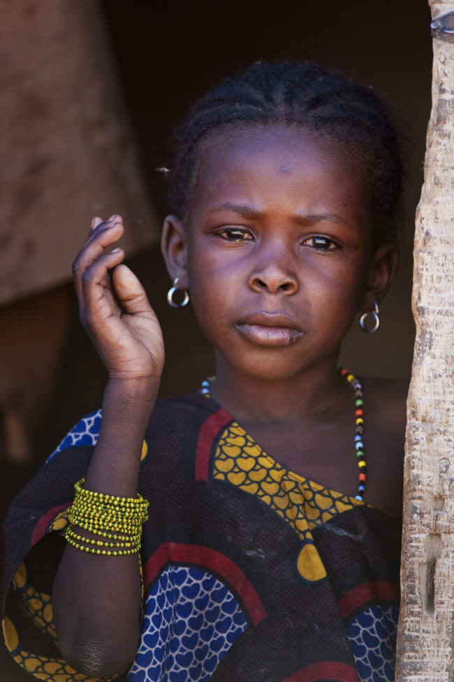 Una ragazza del Mali