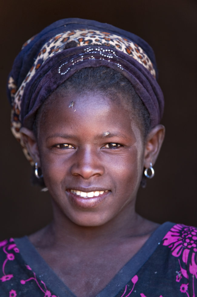Una ragazza del Mali