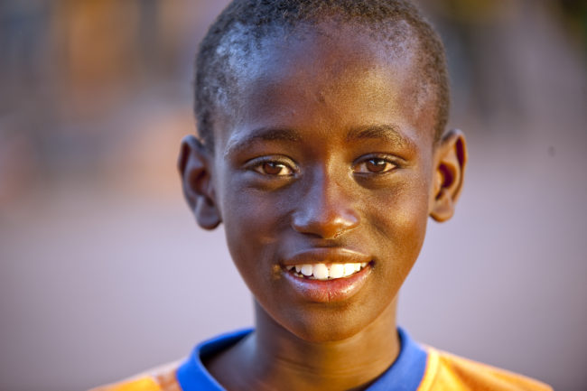 Un bambino maliano