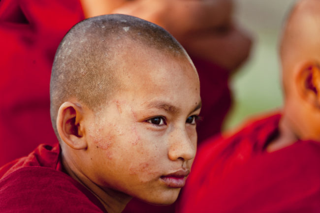 Giovani monaci buddisti