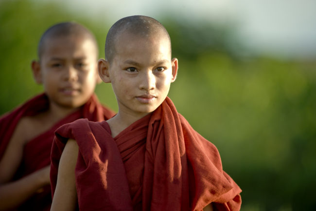 Giovani monaci buddisti