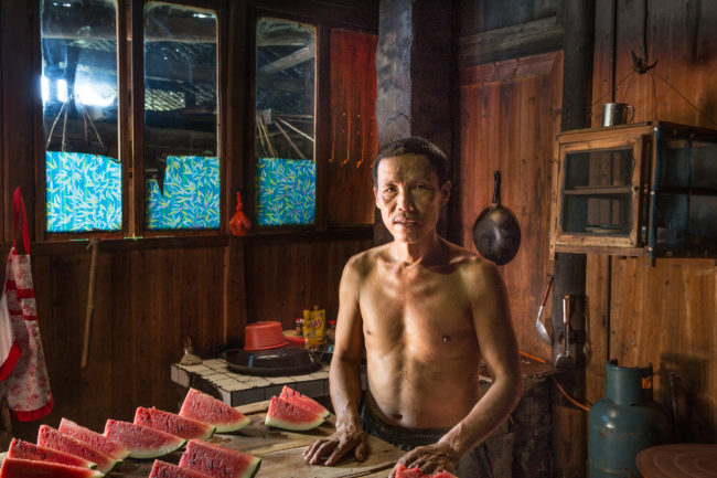 Un uomo nella sua casa di Fenghuang