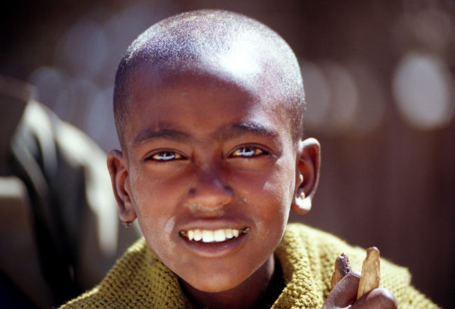 Bambino etiope