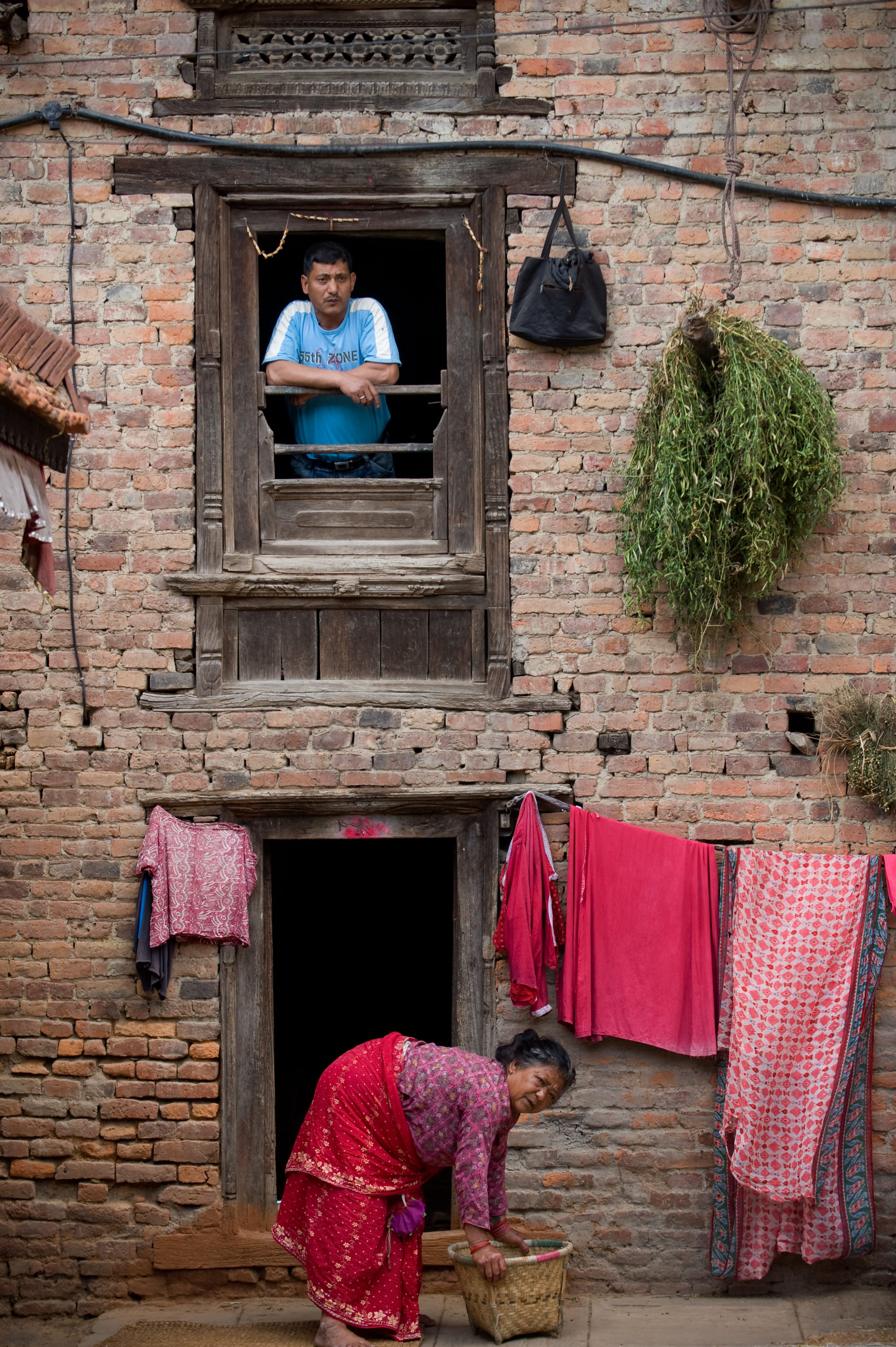 Foto di Facciata di un’abitazione a Bhaktapur