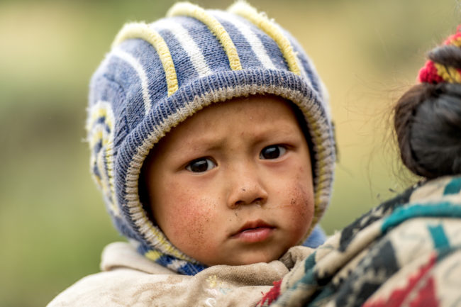 Bambino nepalese