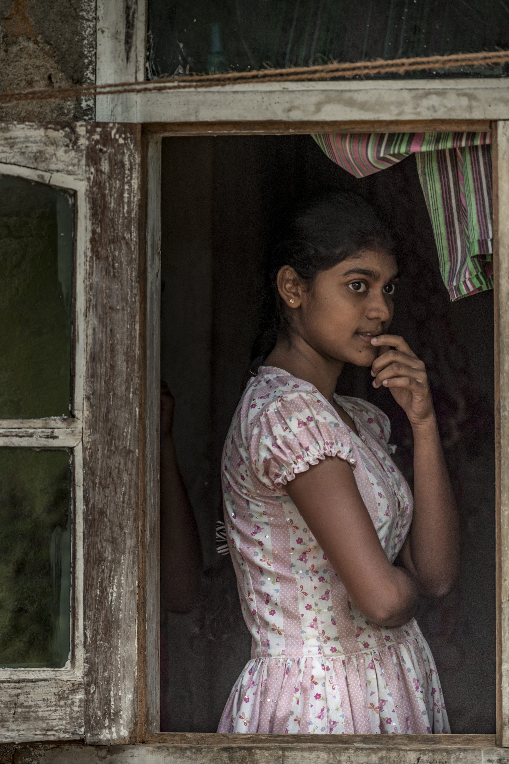 Foto di Una ragazzina nell’area di Nuwara