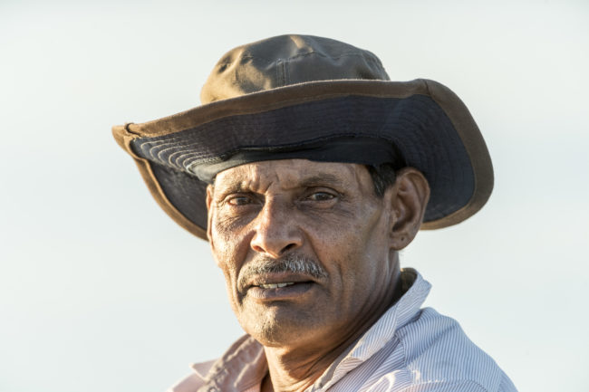 Un pescatore cingalese
