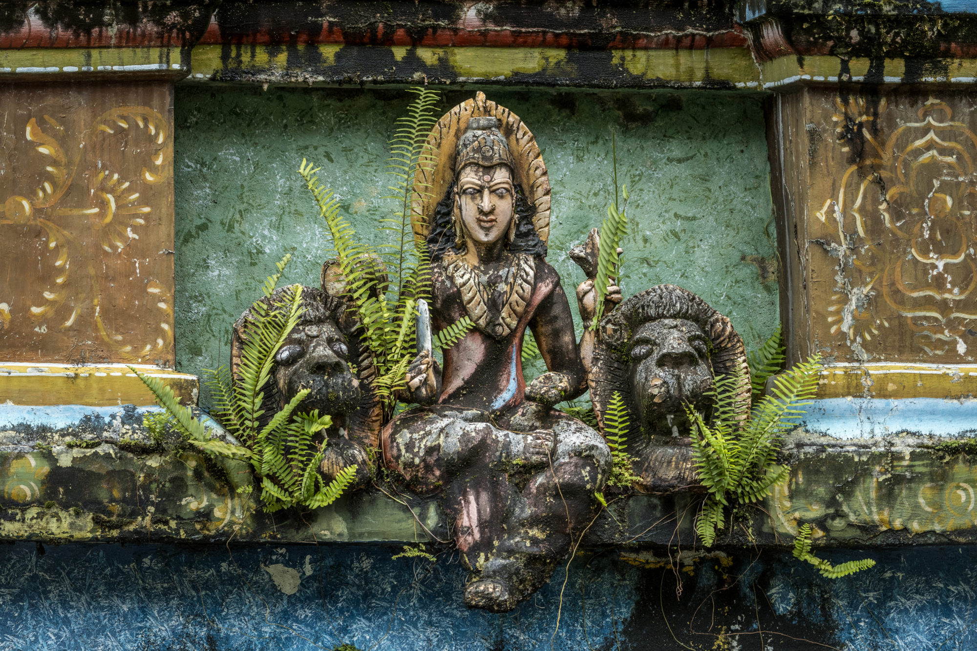 Foto di tempio indù nell’area di nuwara