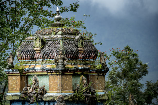 tempio indù nell'area di nuwara