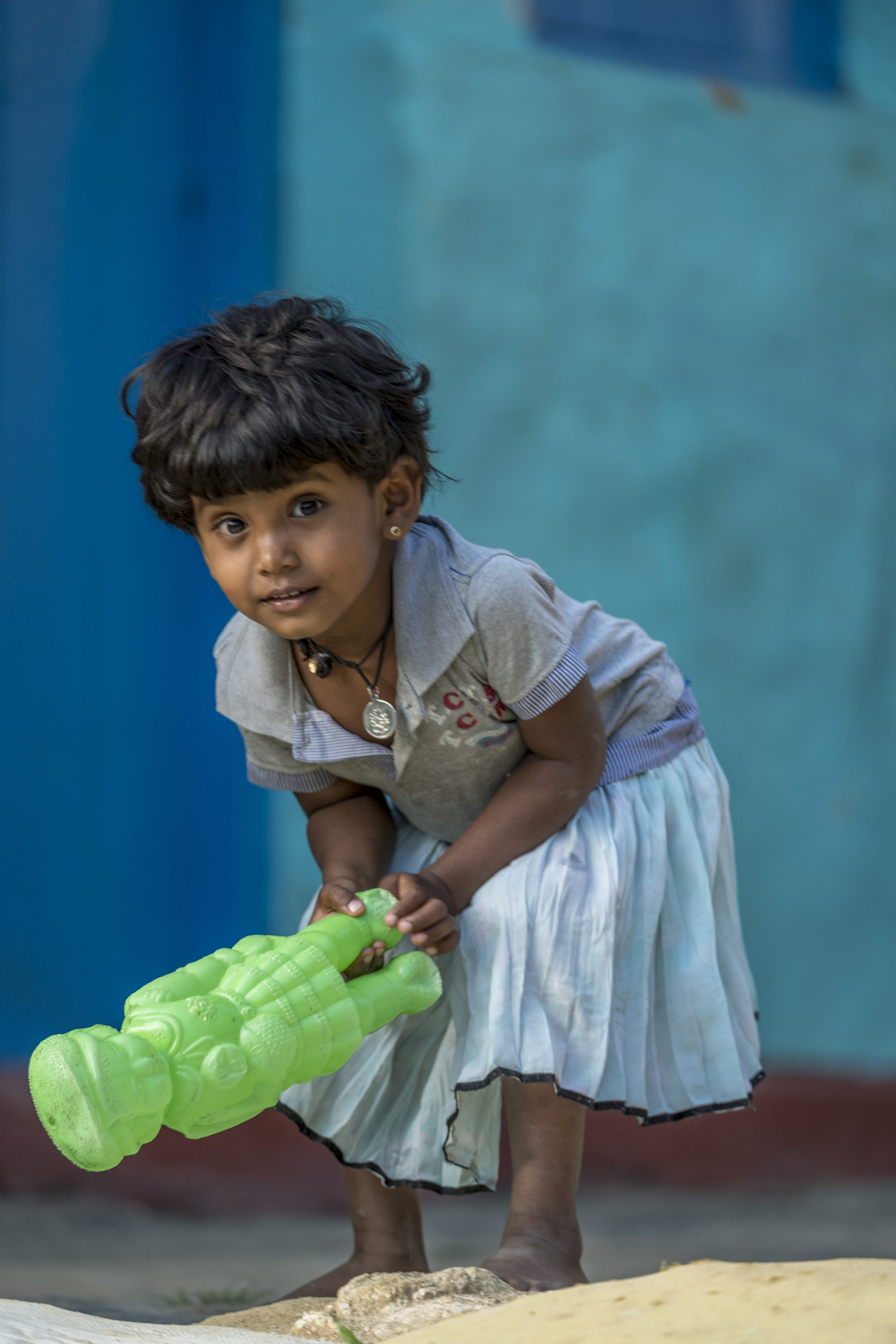 Foto di Una bambina cingalese