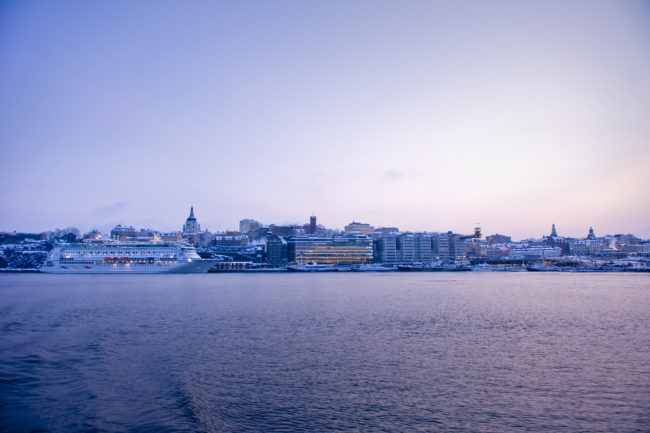 Città vista dalla barca